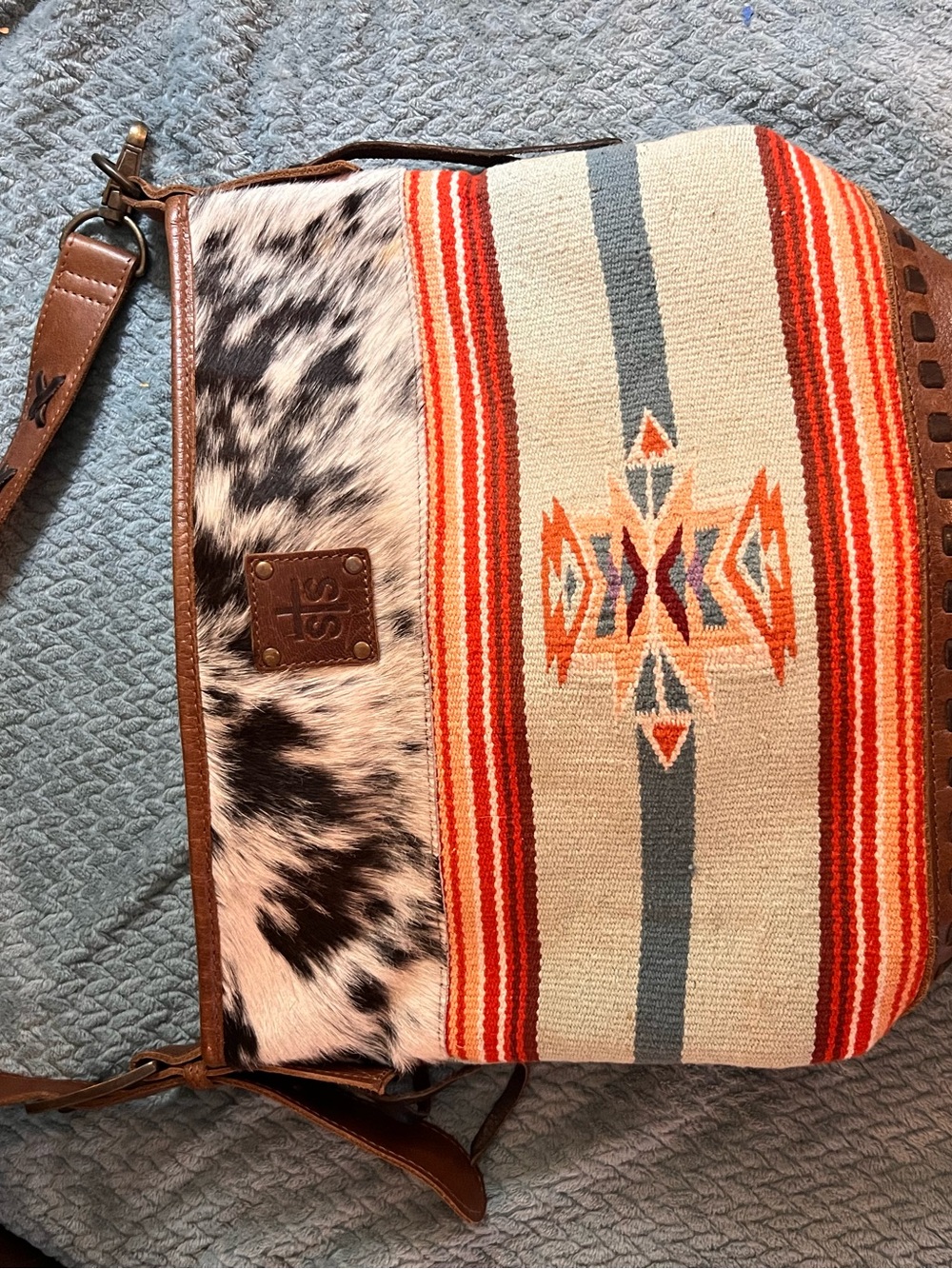 STS Ranchwear Southwest Stripe Crossbody Bag in Multi-Color